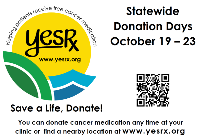Yes Rx Donation Days October